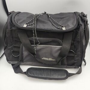 Eddie Bauer Camera Bag Padded Travel Gear Shoulder Bag Black‎